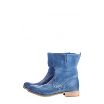 Leather Boots | Blue